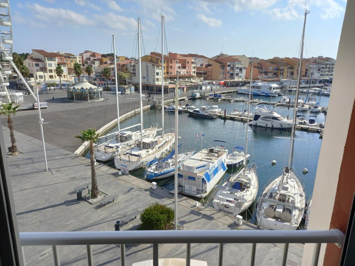 Port Brescou, T3 En Duplex Climatise, Superbe Vue Sur Le Port Apartment Agde Exterior photo