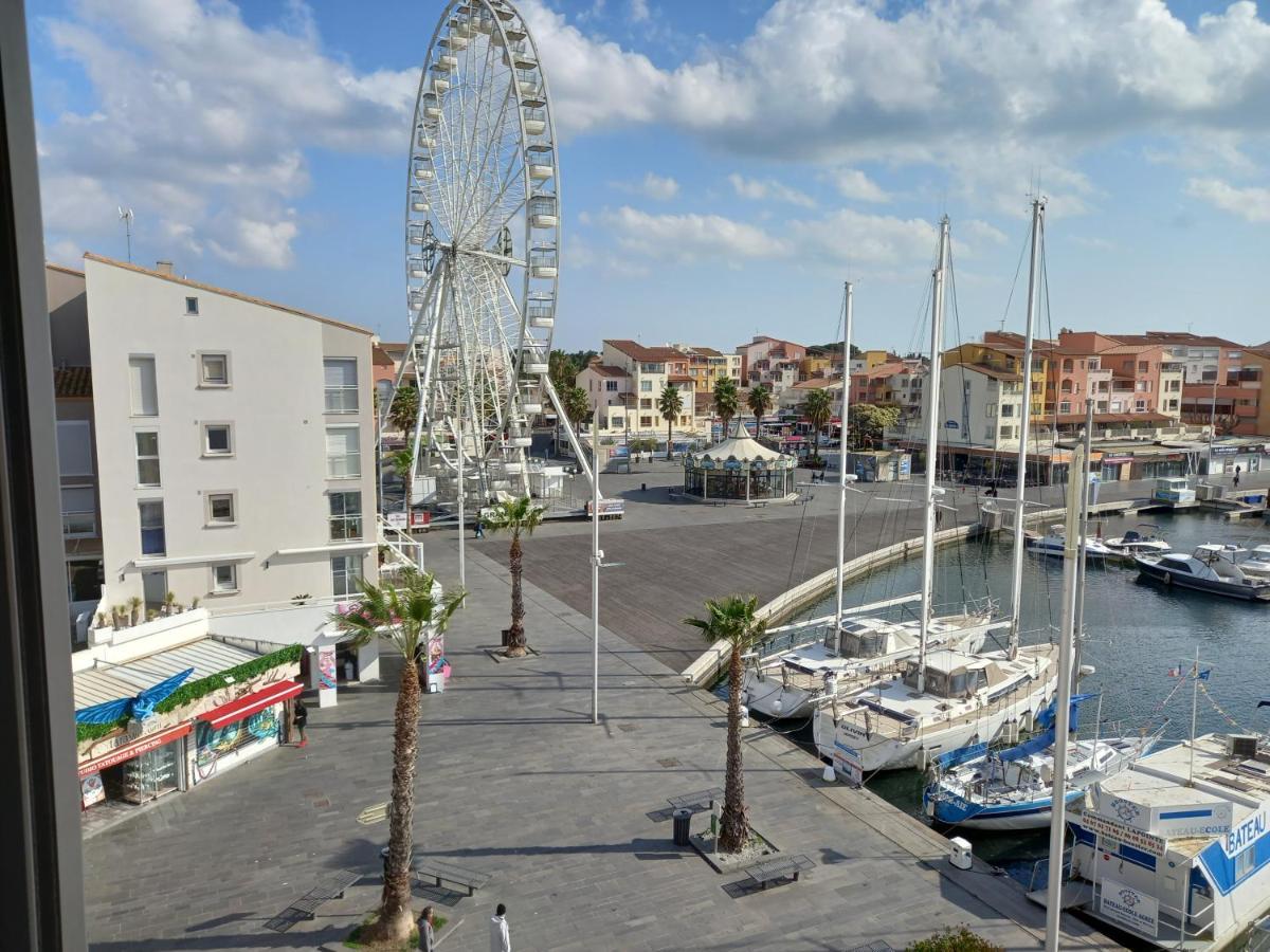 Port Brescou, T3 En Duplex Climatise, Superbe Vue Sur Le Port Apartment Agde Exterior photo