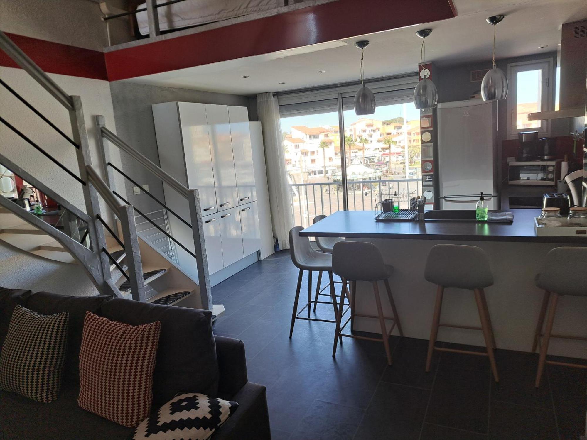Port Brescou, T3 En Duplex Climatise, Superbe Vue Sur Le Port Apartment Agde Exterior photo